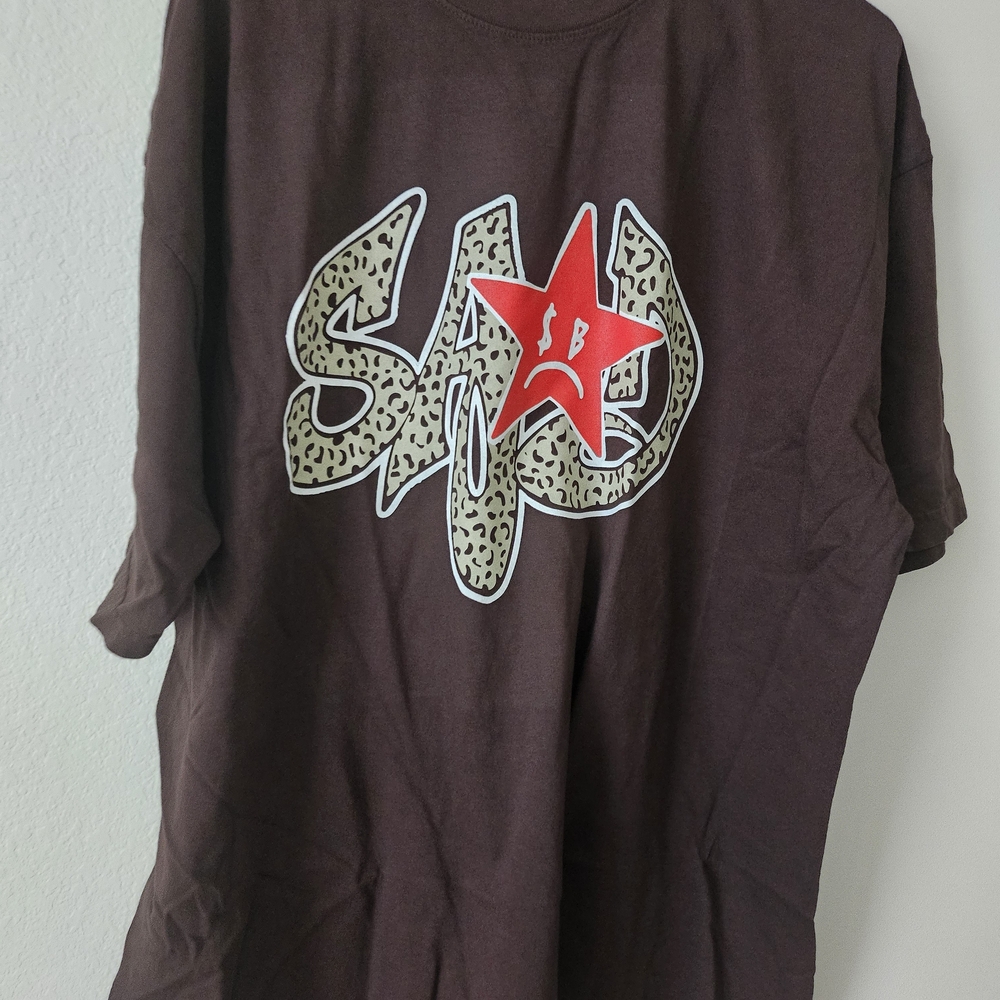 Brown Graphic Short Sleeve Tee